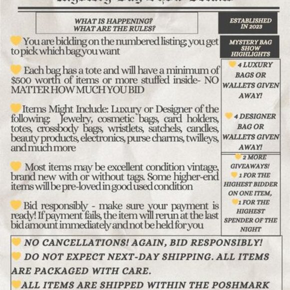 Mystery Bag Low Start #3 - NO TOTE! - Picture 2 of 2